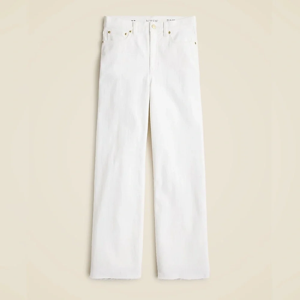 J.Crew Slim-wide jean in white size 29 NWT
